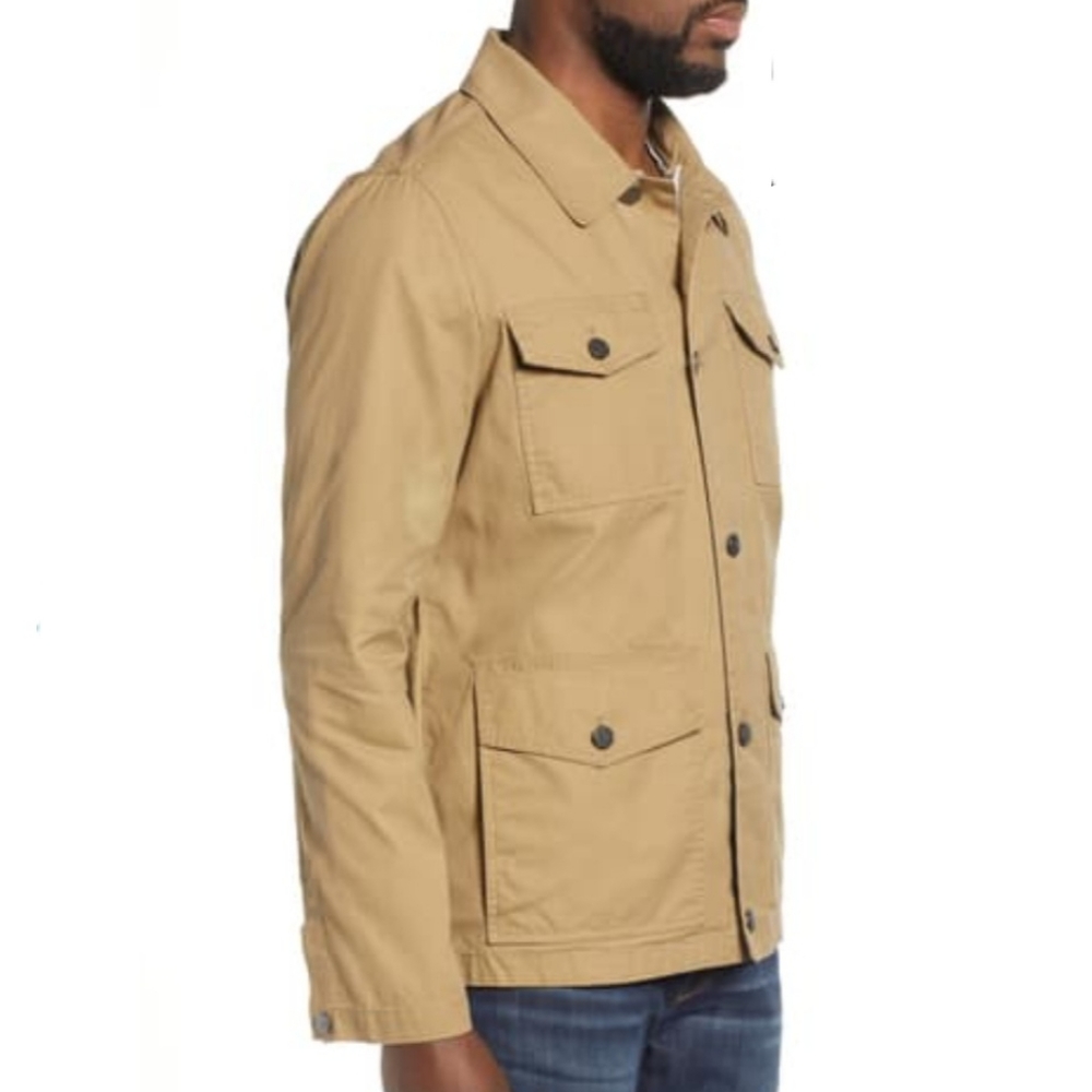 UGG Silas Chore Cargo Utility Outdoor Pocket Khaki Jacket - Picture 5 of 10
